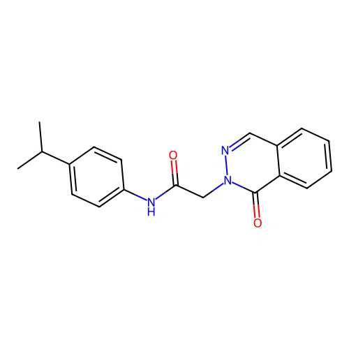 N-(4-isopropylphenyl)-2-(1-oxophthalazin-2(1H)-yl)acetamide structure