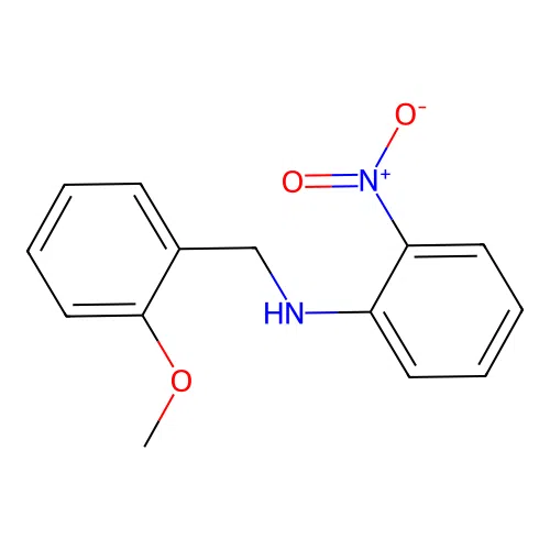 (2-Methoxy-benzyl)-(2-nitro-phenyl)-amine structure