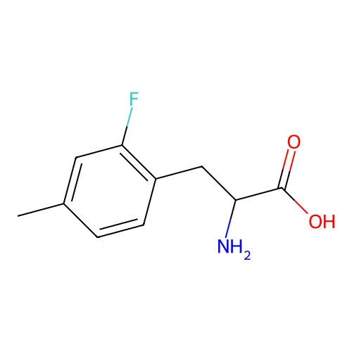 2-Amino-3-(2-fluoro-4-methylphenyl)propanoic acid structure