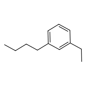 1-Butyl-3-ethylbenzene structure