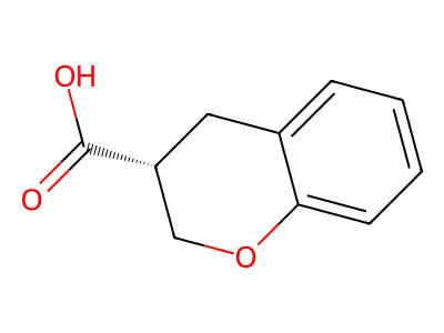 Chroman-3-carboxylic acid structure