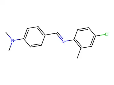 Alpha-(4-chloro-O-tolylimino)-N,N-dimethyl-P-toluidine structure