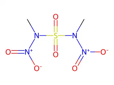 N-methyl-N-[methyl(nitro)sulfamoyl]nitramide structure