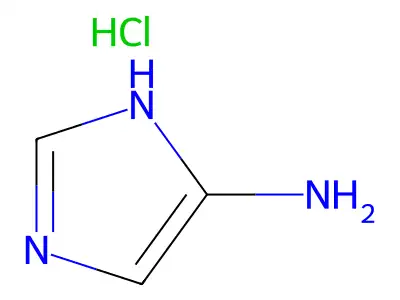 1H-Imidazol-5-amine, hydrochloride (1:1) structure