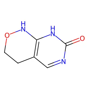 6H,8H-3,4-dihydropyrimido(4,5-c)(1,2)oxazin-7-one structure