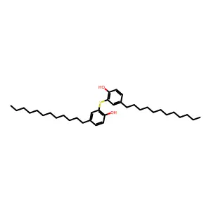 2,2'-Thiobis[4-dodecylphenol] structure