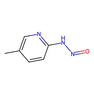 N-(5-methylpyridin-2-yl)nitrous amide structure