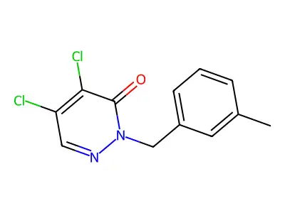4,5-Dichloro-2-(3-methylbenzyl)pyridazin-3(2h)-one structure