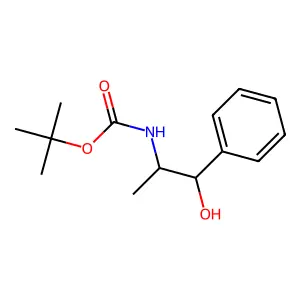 tert-butyl N-(1-hydroxy-1-phenylpropan-2-yl)carbamate structure