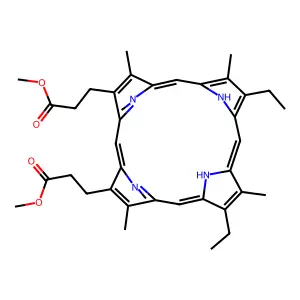 Mesoporphyrin dimethyl ester structure