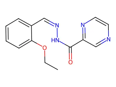 N'-(2-Ethoxybenzylidene)-2-pyrazinecarbohydrazide structure