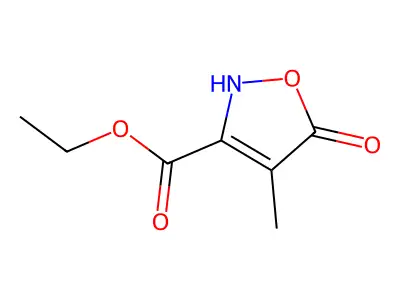 Ethyl 4-methyl-5-oxo-2,5-dihydroisoxazole-3-carboxylate structure