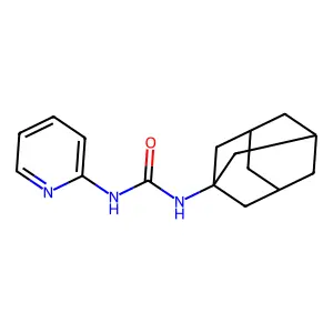 1-Adamantan-1-yl-3-pyridin-2-yl-urea structure