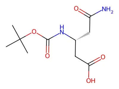 Boc-L-b-HomoAsn-OH structure