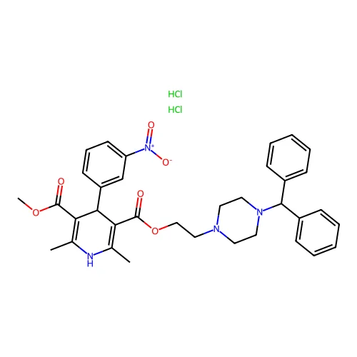 Manidipine dihydrochloride structure