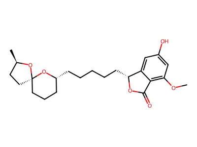 spirolaxine structure