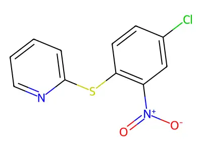 2-[(4-Chloro-2-nitrophenyl)thio]pyridine structure