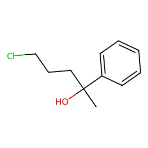 5-Chloro-2-phenyl-pentan-2-OL structure