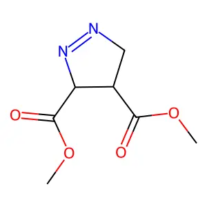 3H-Pyrazole-3,4-dicarboxylic acid, 4,5-dihydro-, dimethyl ester structure