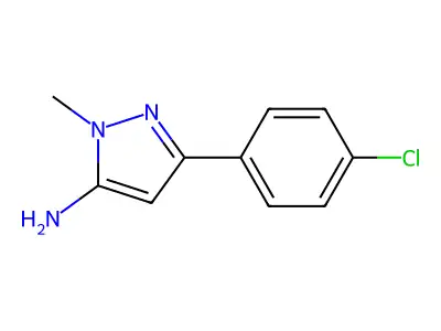3-(4-Chlorophenyl)-1-Methyl-1H-Pyrazol-5-Amine structure