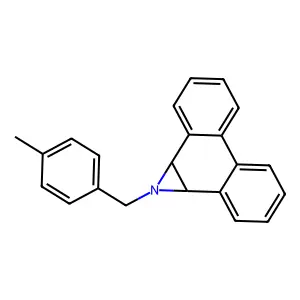 1a,9b-Dihydro-1-((4-methylphenyl)methyl)-1H-phenanthro(9,10-b)azirine structure