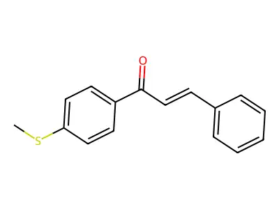 1-[4-(Methylsulfanyl)phenyl]-3-phenyl-2-propen-1-one structure