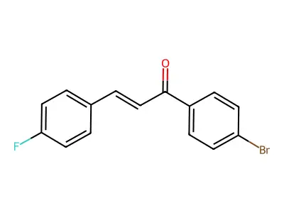 4-Fluoro-4'-bromochalcone structure