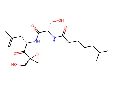 Eponemycin structure