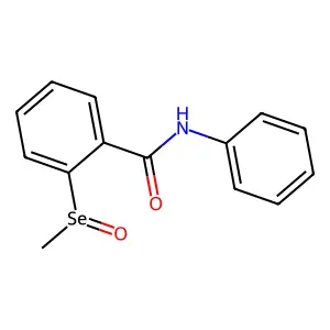 2-(Methylseleninyl)benzanilide structure