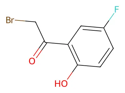 2-Bromo-5'-fluoro-2'-hydroxyacetophenone structure