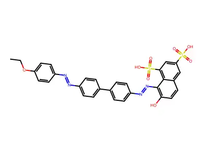Kayaku Direct Scarlet B structure