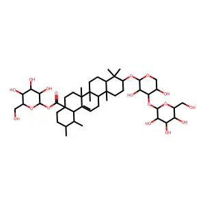 (+)-Matesaponin 1 structure