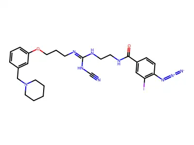 Iodoazidopotentidine structure