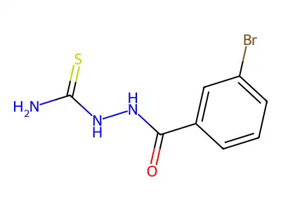 2-(3-Bromobenzoyl)hydrazinecarbothioamide structure