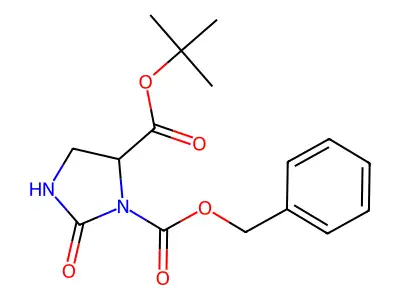 1-Benzyl 5-tert-butyl 2-oxoimidazolidine-1,5-dicarboxylate structure