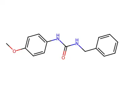 1-(P-Anisyl)-3-benzylurea structure