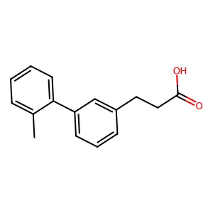 3-(2'-Methyl-[1,1'-biphenyl]-3-yl)propanoic acid structure
