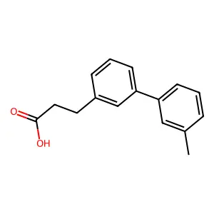 3-(3'-Methyl-[1,1'-biphenyl]-3-yl)propanoic acid structure