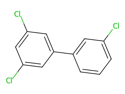 3,3',5-Trichlorobiphenyl structure