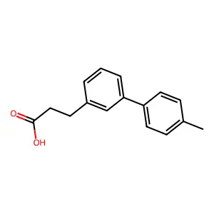 3-(4'-Methyl-[1,1'-biphenyl]-3-yl)propanoic acid structure