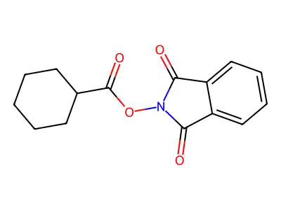 1,3-dioxo-2,3-dihydro-1H-isoindol-2-yl cyclohexanecarboxylate structure