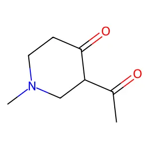 3-Acetyl-1-methylpiperidin-4-one structure