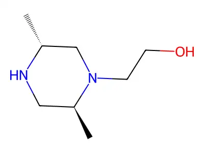 2-(2,5-Dimethylpiperazin-1-yl)ethanol structure