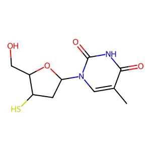 3'-Thiothymidine structure