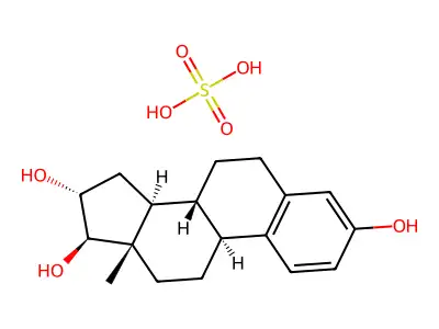 Estriol, sulfate structure