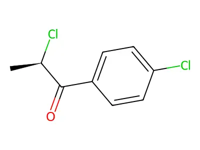 2-Chloro-1-(4-chlorophenyl)propan-1-one structure
