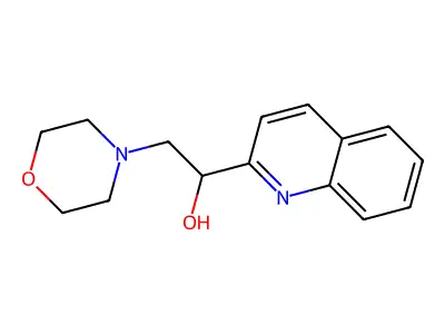 2-(Morpholin-4-yl)-1-(quinolin-2-yl)ethan-1-ol structure
