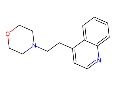 Quinoline, 4-(2-(4-morpholinyl)ethyl)- structure