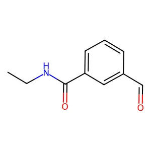 Benzamide, N-ethyl-3-formyl- structure