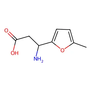 (3S)-3-amino-3-(5-methylfuran-2-yl)propanoic acid structure